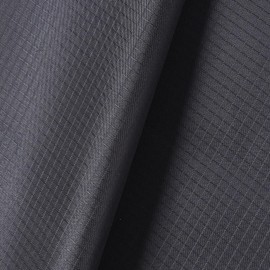 sheelokhwui Precut Nylon Fabric (5 Yards x 57 inch) - Water Repellent Ripstop Fabric, Lightweight, Du-Rable - Used for Covers, Flag, Sacks, Upholstery, Tent, Tarps, Kite, Craft and DIY - Dark Grey
