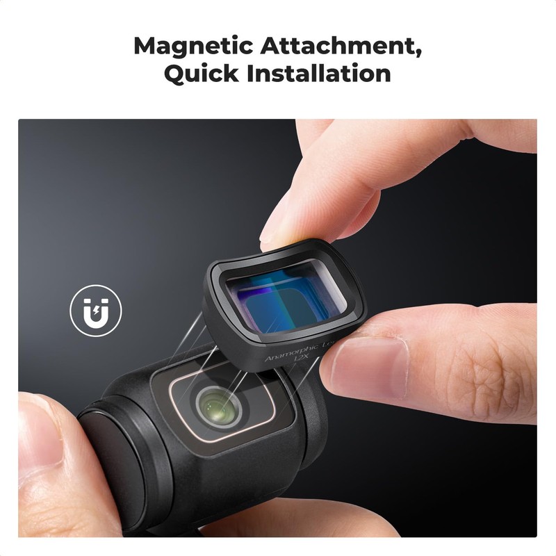 K&F Concept Magnetic 1.2X Anamorphic Lens Filter Compatible with DJI