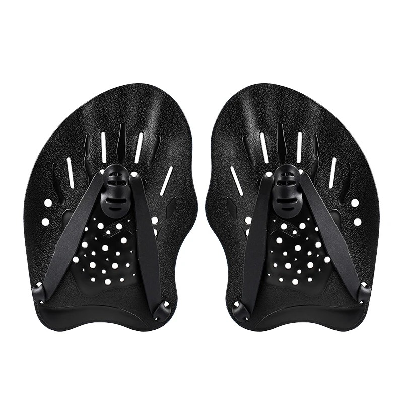 Swim Training Hand Paddles for Adults – Adjustable Silicone Strap
