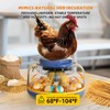 ouluu Ouluu 18 Egg Incubator, Automatic Turning & Smart Temp/Humidity