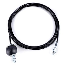 Fitness Pulley Cable,Replacement Cable Machine Accessories,Cable Pulley Attachments for Gym -Thick 5mm(0.2inch) Heavy Duty Steel Wire Rope for Home Gym Cable Pulley Machine (Type-B, 98 inches)