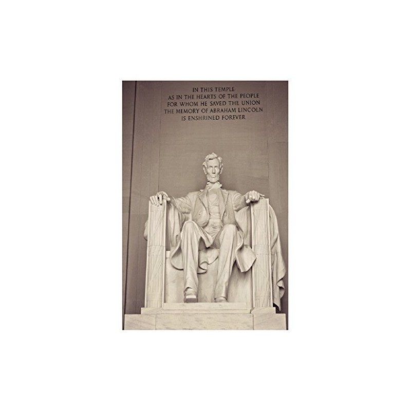 MR. CI JSC251 Lincoln Memorial Poster | 18-Inches by 12-Inches