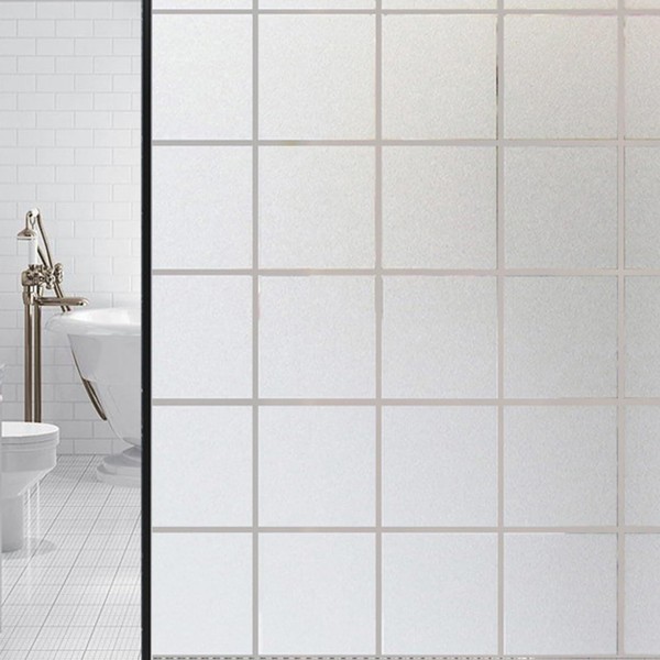 Window Privacy Film Frosted Removable Glass Covering Anti UV Non-Adhesive