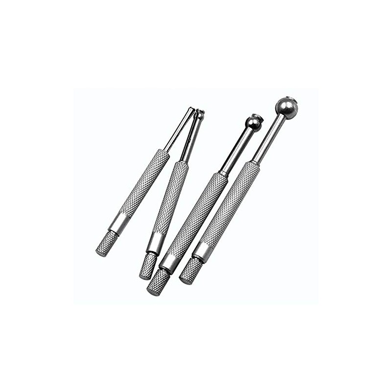 4pcs Telescopic Bore Gauge Set, 3-13 mm Adjustable Small Hole