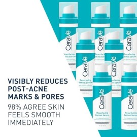 CeraVe Resurfacing Retinol Serum For Post Acne Marks, Formulated With Licorice