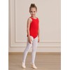 WEGETIT Gymnastics Leotards for Girls Gymnastics Ballet Sleeveless Tanktop Leotard
