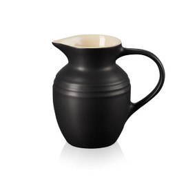 Le Creuset Stoneware Breakfast Jug, 600 ml, 550 g, Matte Black, 70903060000002