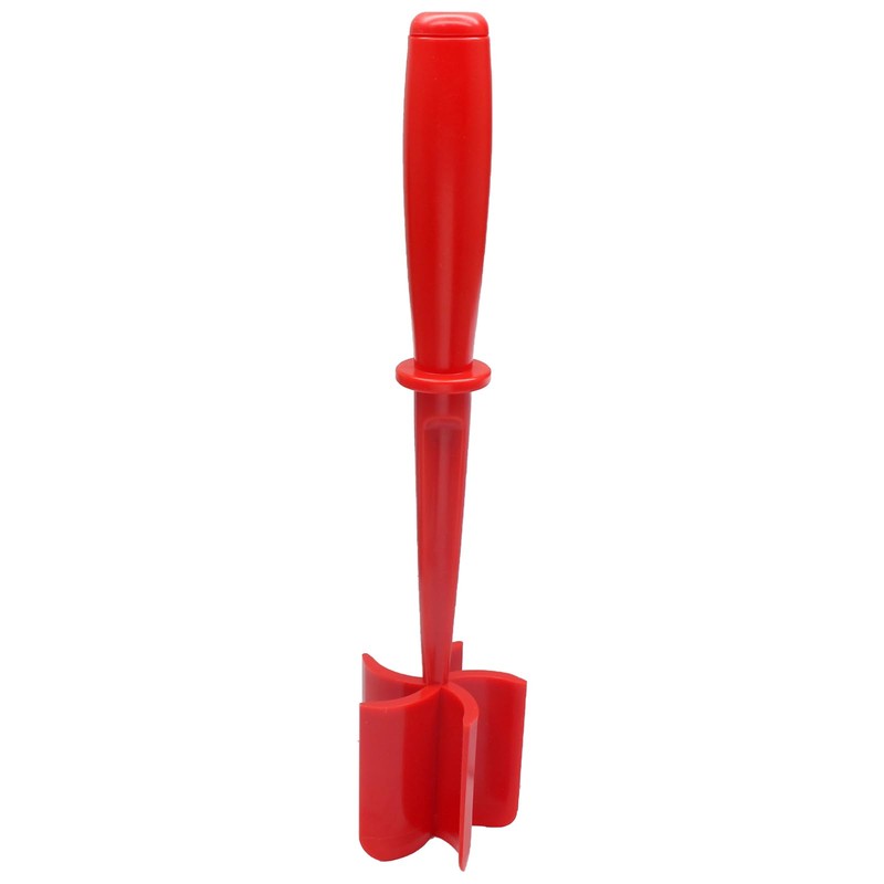 Auvotuis Meat Masher, 5 Curve Blade Hamburger Chopper, Heat Resistant