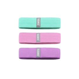 AIMALL Set of 3 Resistance Booty Bands for Women, Hip Circle Loop Bands for Workout, Exercise Bands for Thighs, HIPS, Legs, Light to Heavy Resistance with Carry Bag