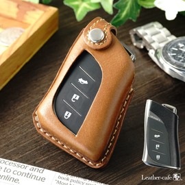 [Leather Chaya] Lexus Smart Key Case, Genuine Leather Cover, LS GS IS NX RC HS RX CT LX lexus-b, Black