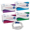 Dynarex 7044 IV Administration Set with 1 Injection Site, 20 Drop/mL, 92" Length, Pack of 50