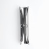 Metal Curtain Pole Connector, 28mm Diameter, 120mm Length, Invisible Joiner,