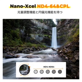 K&F Concept 72mm Variable ND Filter, ND4-64 & CPL Filter, 2-in-1, Multi-functional Filter, 28 Layer Nano-Coating, Waterproof, Oleophobic, Scratch Resistant, Polarizing Filter