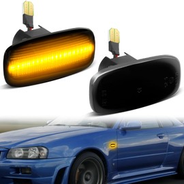 NEIFILES bnr34 Side Marker LED Skyline r34 GT-R Late Silvia s15 Serena C24 Sideturn Signal c34 Stagia Sunny G10 Stagia M35 Early WC34 Stage AM 350s Primera Sedan Wagon P12 Early Period Bluebird Sylphy