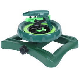 STYDDI Pattern Impulse Sprinkler for Medium to Large Yards, Customizable Watering Pulsating Sprinklers for Yard, Lawn Impulse Sprinkler for Irregular Shapes, Covers up to 5,800 Sq. Ft