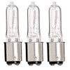 Satco S1981 Halogen Light Bulb, 120V, 50W, Clear Finish, Bayonet