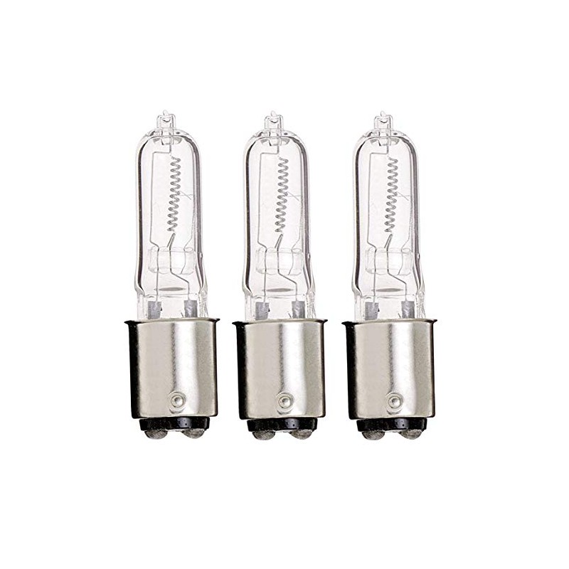 Satco S1981 Halogen Light Bulb, 120V, 50W, Clear Finish, Bayonet