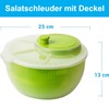 Salad Spinner with Lid, Salad Dryer, Set of 2, Diameter