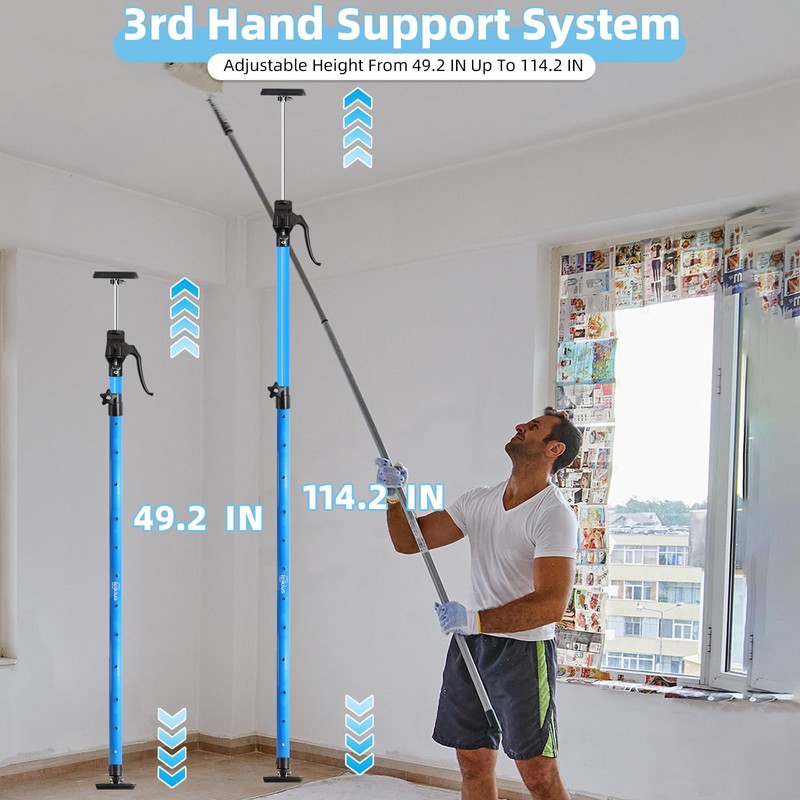Cabinet Jacks for Installing Cabinets, Heavy Duty Third Hand Support