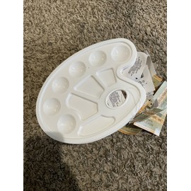 Crafter's Square Artist Plastic Paint Palette Trays with 10 wells