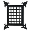 A29 Hardware Cast Iron Speakeasy Door Grill/Grille with Viewing Door,