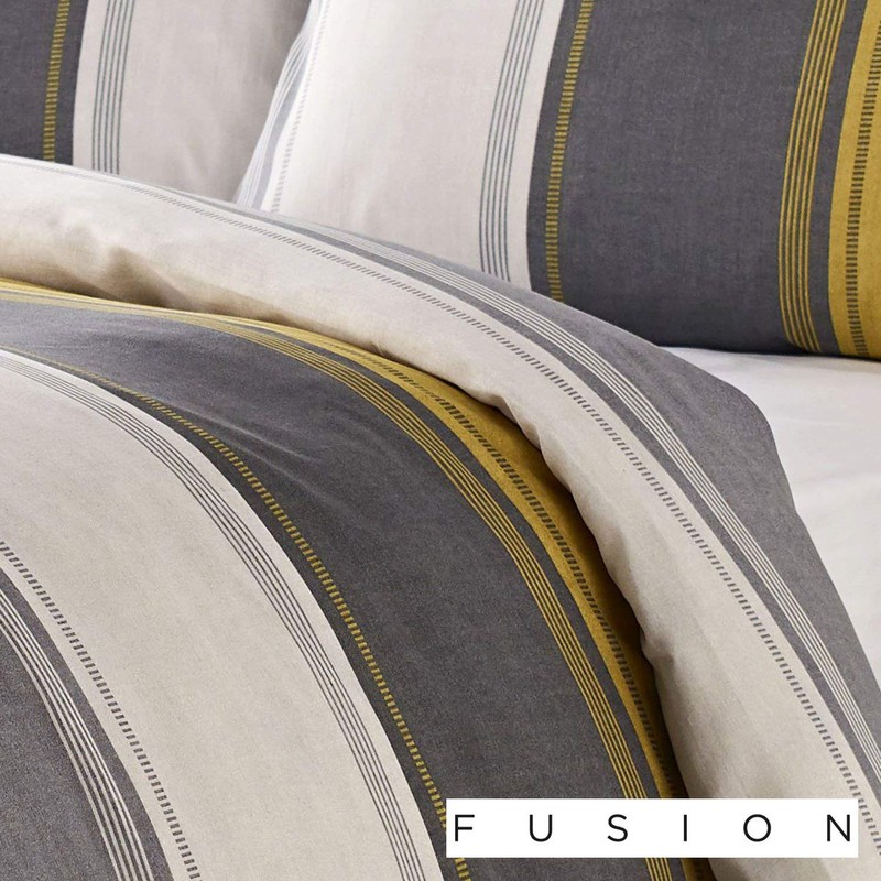 Fusion Duvet Cover and Two Pillow Cases, 52% Polyester /
