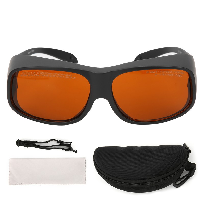 Safety Laser Glasses 532nm 1064nm Wavelength Protective Goggles Wearproof for