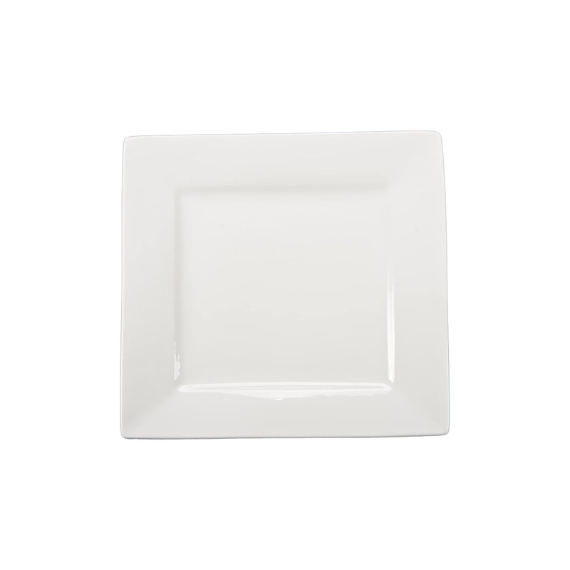 BIA Cordon Bleu 905162WS4SIOC White Square Plate, Set of 4,