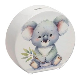 Sitting Koala Money Box, Cute Sitting Koala Money Box, Cute Animal Motif, Bag Animal from Australia's Fauna, Perfect for Animal Lovers
