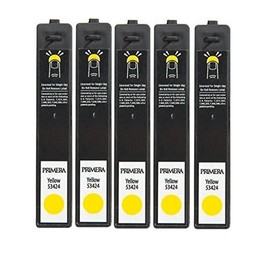 Primera 53424 High Yield Yellow Ink Cartridge 5-Pack for LX900