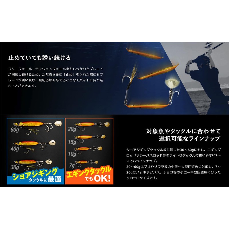 Jackall (ジャッカル) Bigbacker E-Blade (BIGBACKER E-BLADE) 30g Kanai Ruby UV