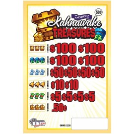 NEW pull tickets **CLEARANCE SALE** KAHNAWAKE TREASURES - Instant Tabs