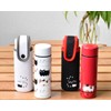 98156 Ceramic Indigo Cat 3 Brothers Stainless Steel Petite Bottle