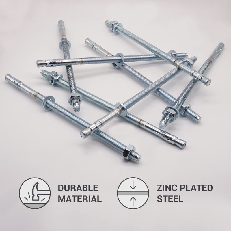(Pack of 2 pcs) Wedge Anchors M10 x 230 mm,