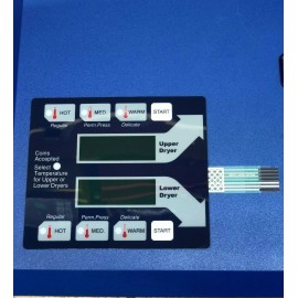 Dexter  9801-059-002  Blue Membrane Touch Pad For Old Style Dexter Dryer