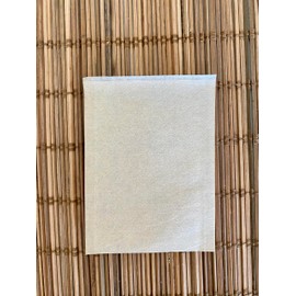 EMPTY SELF FILL Teabags, White Paper, COMPOSTABLE, Large Size, Heat Sealable, 9x13cm, 50