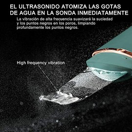 Limpiador Facial Ultrasnico,Sebami Exfoliacin facial ultrasnica Skin Scrubber USB Recargable, Depurador facial de Poros para Eliminacin de Espinillas 