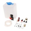 CENPEK 12V Universal Windshield Washer Pump Bottle Tank Kit Windscreen