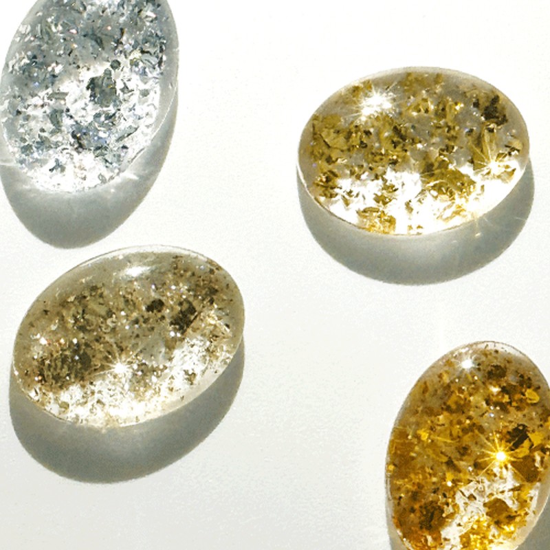 Piote Fiote Foil Flake Gold Leaf Silver Foil Nail Glitter