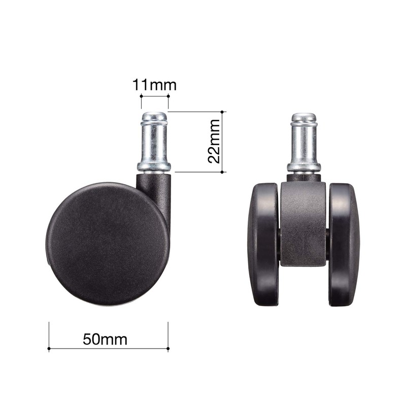 Kokuyo A-CS23E6 Diameter 50 W (Nylon) Caster Set of 5