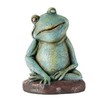 Alpine Corporation ZEN722 15" Thinking Frog Garden Statue – Whimsical