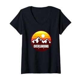 Womens Overlanding Gear Accessories, Overlanding Gear for Truck SUV V-Neck T-Shirt