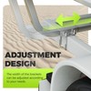 ECOTRIC One Pair Boat Trailer Square Guide On Poles Aluminum