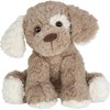 Bearington Beige and Brown Dog 10.5 Inch Stuffed Dog -