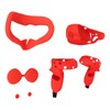 5 in 1 Silicone Cover Set for Quest 2 Includes
