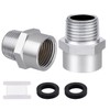 Brass 1/2" G (BSP) Female to 1/2" NPT Male Adapter,