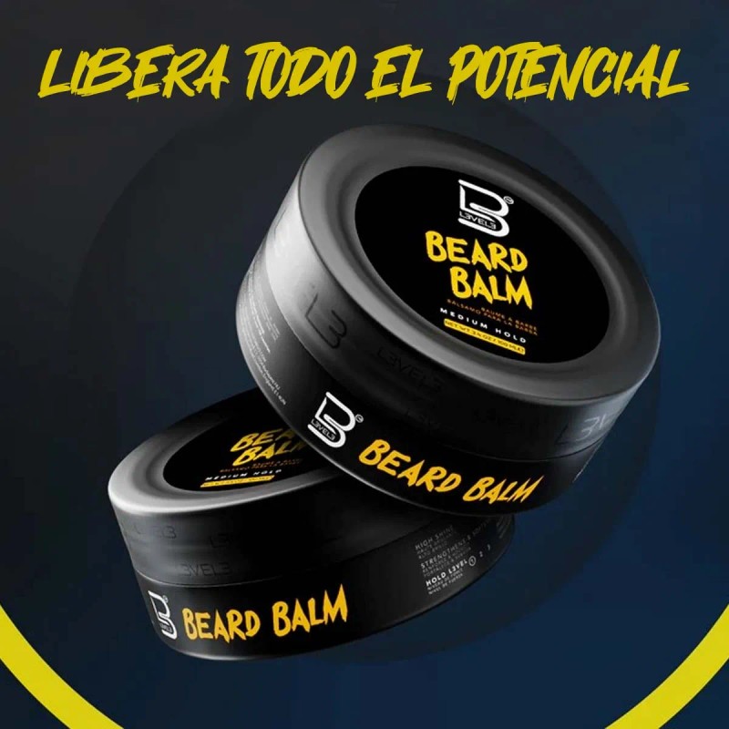 Cera Hidratante Para Barberia Level 3 Beard Balm 100 Ml
