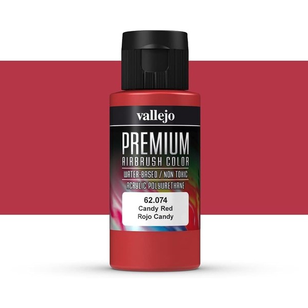 Vallejo Premium Color 60 ml Paint - Candy Red