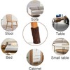 TopBine 24 PCs Furniture Leg Socks，High Elastic Knitted Chair Leg