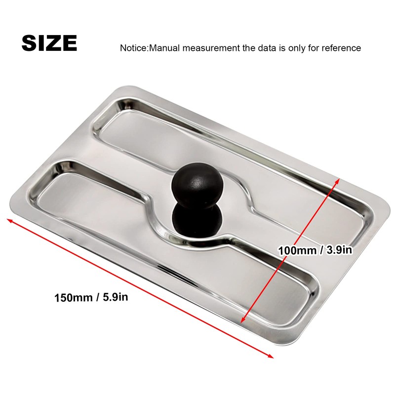 UOIENRT 2 Slice Toaster Dust Cover, Stainless Toaster Appliance Top